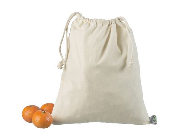 Cotton bag with a rope 25 x 30 cm