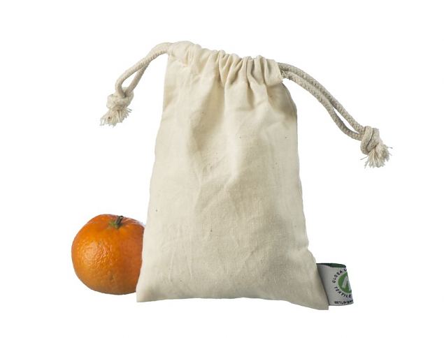Cotton bag with a rope 10 x 15 cm