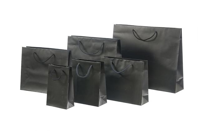 Black matte laminated bags