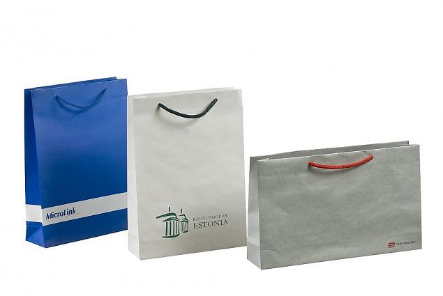 Individuālie ar roku darinātie papīra maisiņi