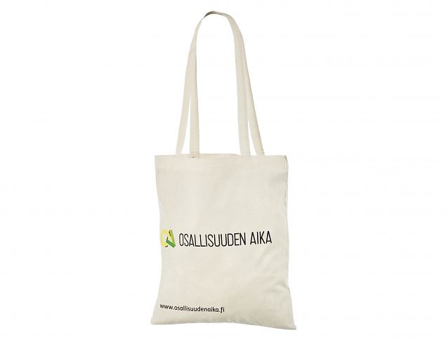 Loodusvalget v�rvi riidest kott pikkade sangadega. Kotile pakumje ka logo pealetr�ki v�imalust, mi