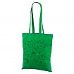 Fotogalerii-rohelist värvi riidest kotid