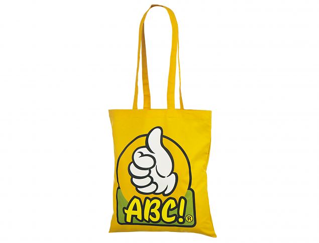 Kollased riidest konverentsikotid. Tr�kiga kottide miinumum kogus on 50 kotti. Konverentsikottide