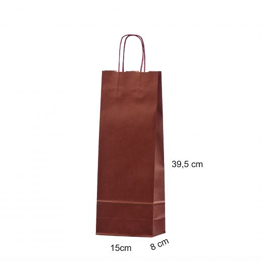 Veinipunane paberkott m��tudega 15x8x39,5 cm