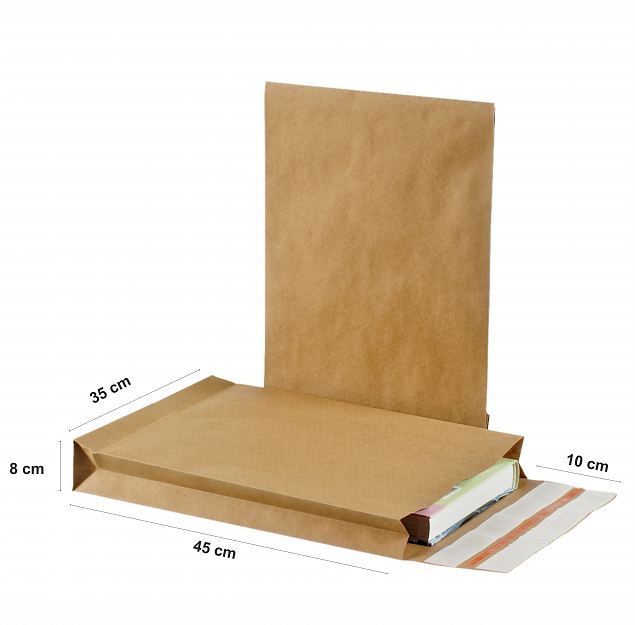 FSC_Flap 3A, kest�v�t paperista valmistetut postituspussit