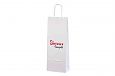 white paper bag | Galleri wine paper bag for a one bottle 
