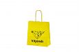 soodsa hinnaga nöörsangadega ökopaberist kott logoga | Galerii tehtud töödest logo trükiga kollast