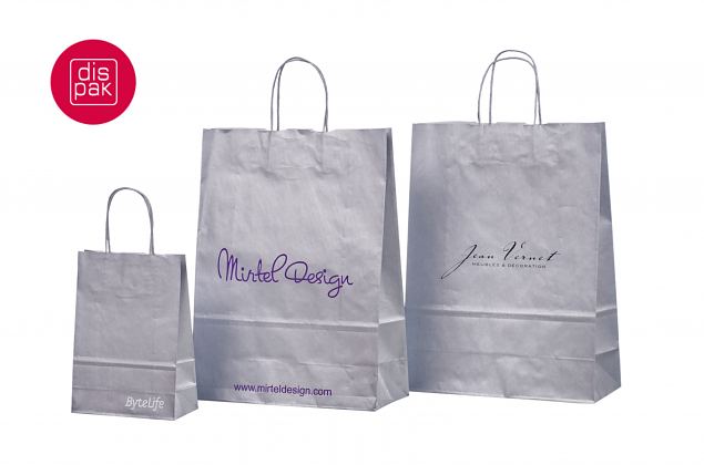 logo pealetr�kiga h�bedased paberkotid 