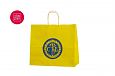 kollane paberkott | Fotogalerii- kollased paberkotid, millele trkitud klientide logod kollased pa
