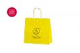 trkiga kollane paberkott | Fotogalerii- kollased paberkotid, millele trkitud klientide logod per