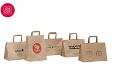 Fotogalerii- jupaberist lamesangadega kotid, millele trkitud klientide logod lamedate sangadega 