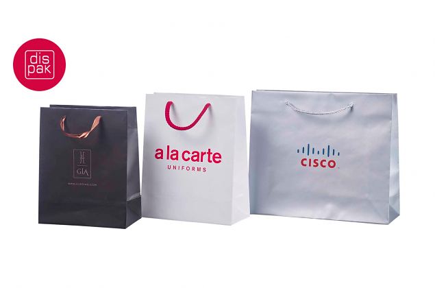 lamineeritud paberist valmistatud eritellimusel paberkott tr�kiga 