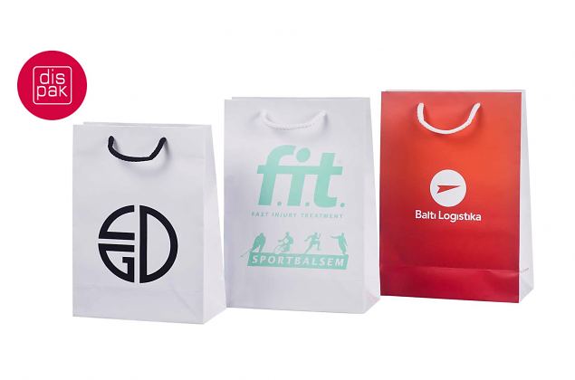 lamineeritud paberist valmistatud tr�kiga eritellimusel paberkott 