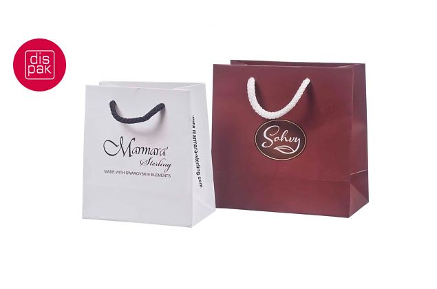 erineva suurusega eritellimusel paberkott tr�kiga 