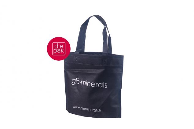 personaalse pealetr�kiga must non woven riidest kott 