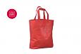punane non woven riidest kott trkiga | Fotogalerii- punased riidest kotid klientide logodega puna