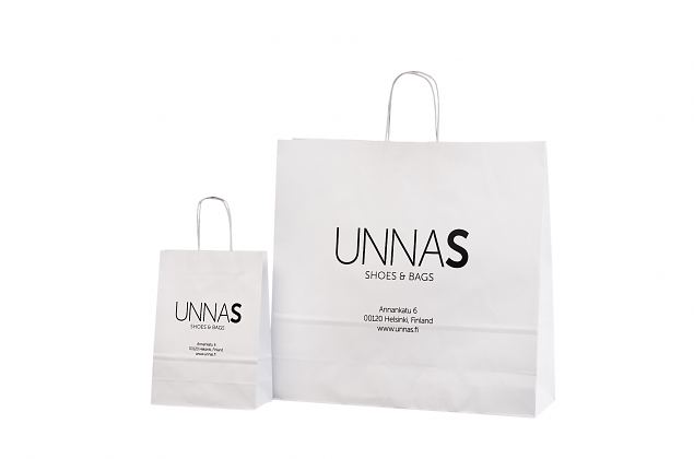 Valget v�rvi paberkotid on toodetud vastupidavast kraftpaberist. Valikus erinevate suurustega valg