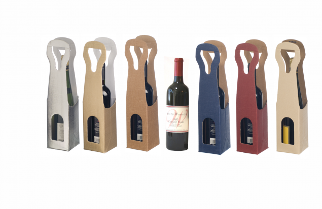 �sker til 1 flaske (med vindue) i rigtig god kvalitet